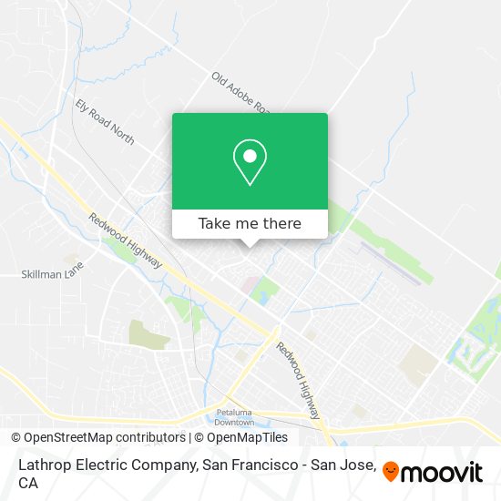 Mapa de Lathrop Electric Company
