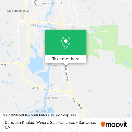 Darioush Khaledi Winery map
