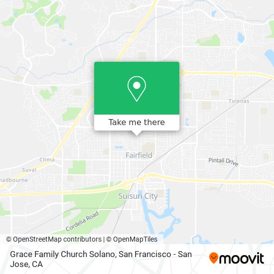 Mapa de Grace Family Church Solano