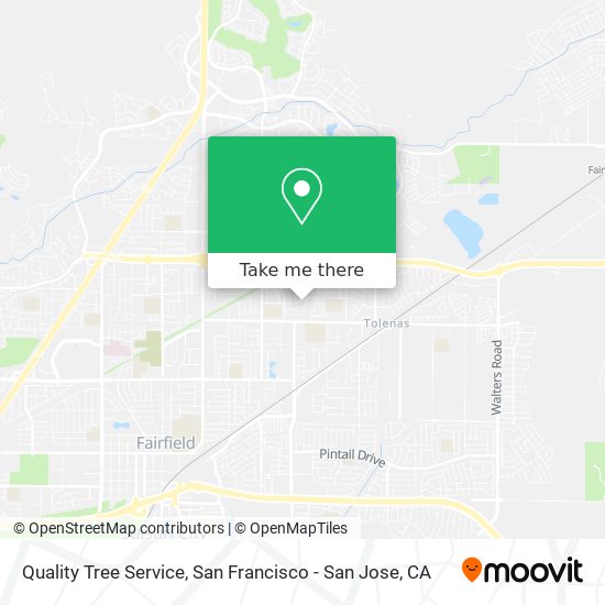 Quality Tree Service map