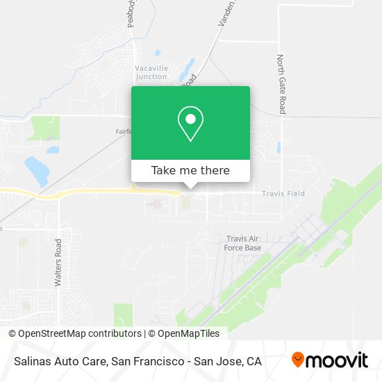 Mapa de Salinas Auto Care