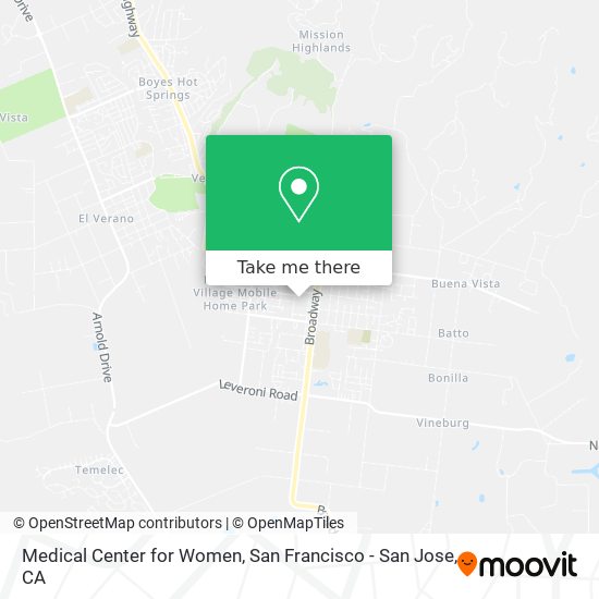 Mapa de Medical Center for Women