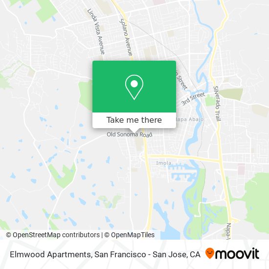 Mapa de Elmwood Apartments