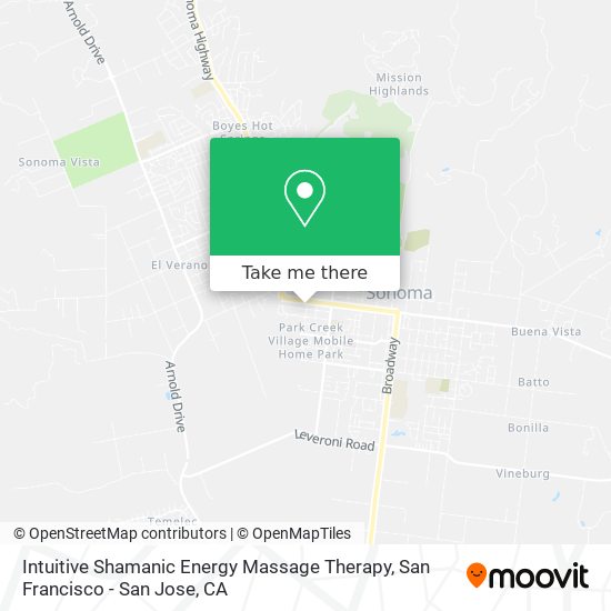 Intuitive Shamanic Energy Massage Therapy map