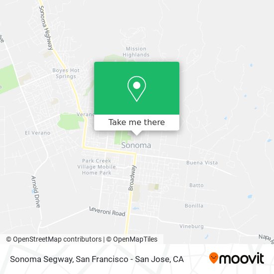 Mapa de Sonoma Segway