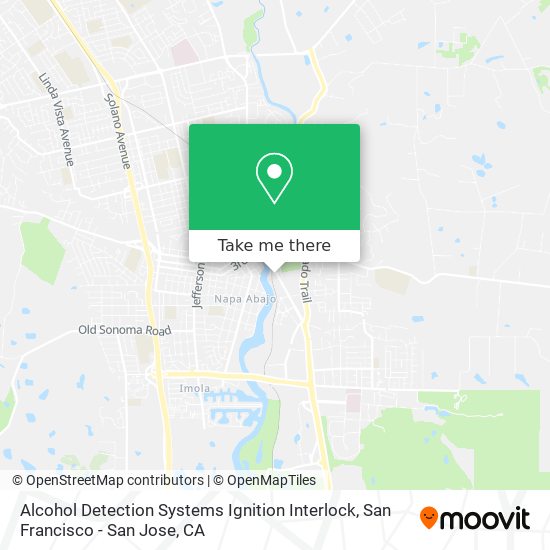 Alcohol Detection Systems Ignition Interlock map