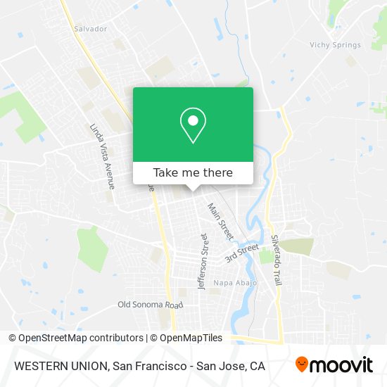 WESTERN UNION map