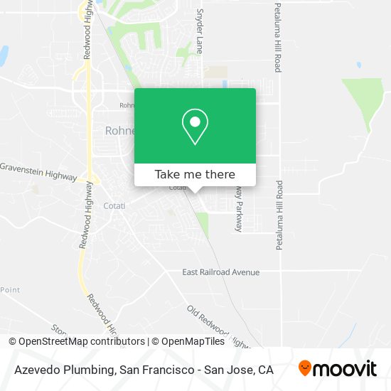 Azevedo Plumbing map