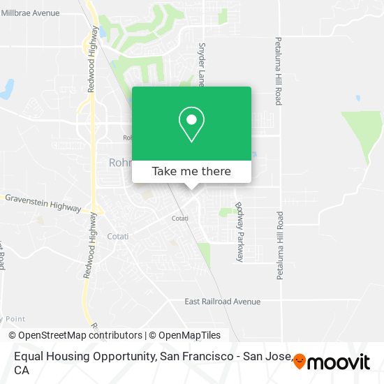 Mapa de Equal Housing Opportunity