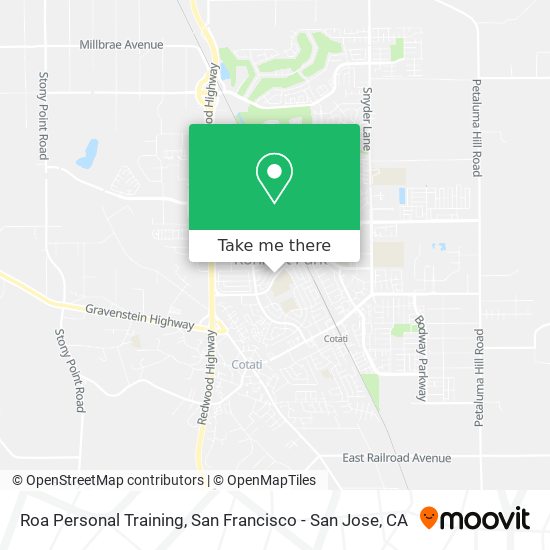 Roa Personal Training map