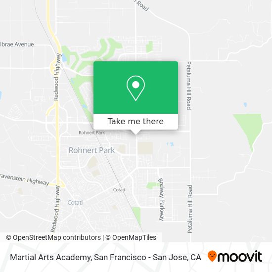 Martial Arts Academy map