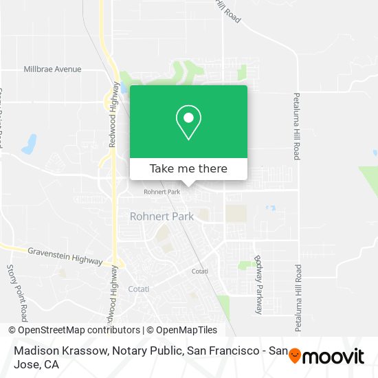 Madison Krassow, Notary Public map