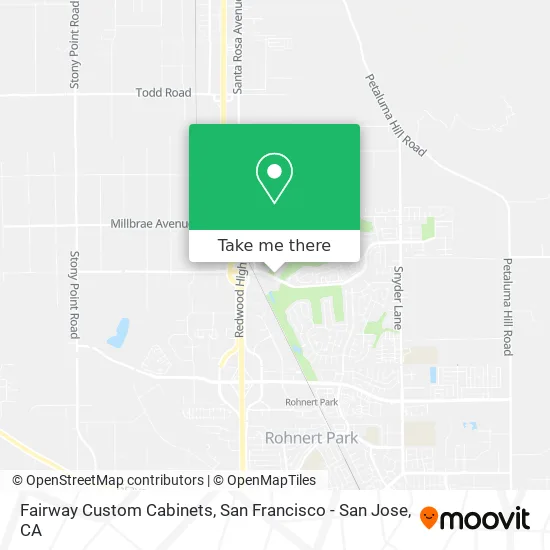 Fairway Custom Cabinets map