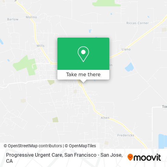 Progressive Urgent Care map