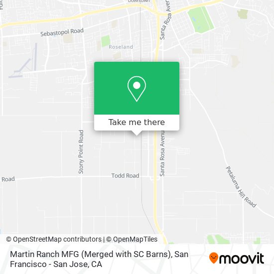 Mapa de Martin Ranch MFG (Merged with SC Barns)