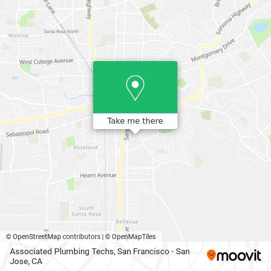 Associated Plumbing Techs map