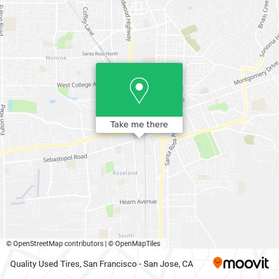 Quality Used Tires map