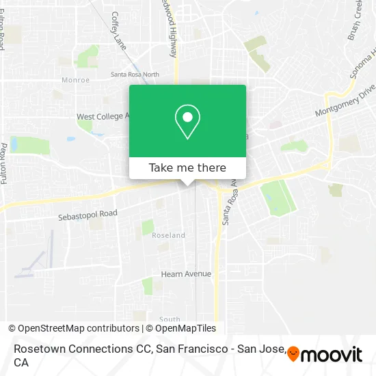 Rosetown Connections CC map