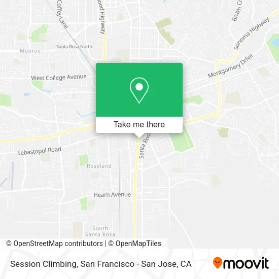 Mapa de Session Climbing