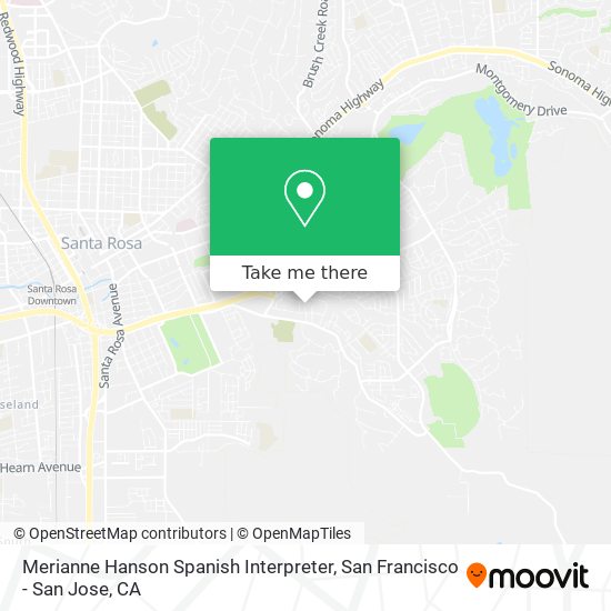 Merianne Hanson Spanish Interpreter map