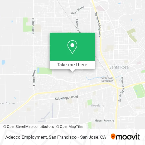 Mapa de Adecco Employment