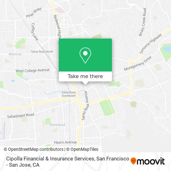 Mapa de Cipolla Financial & Insurance Services