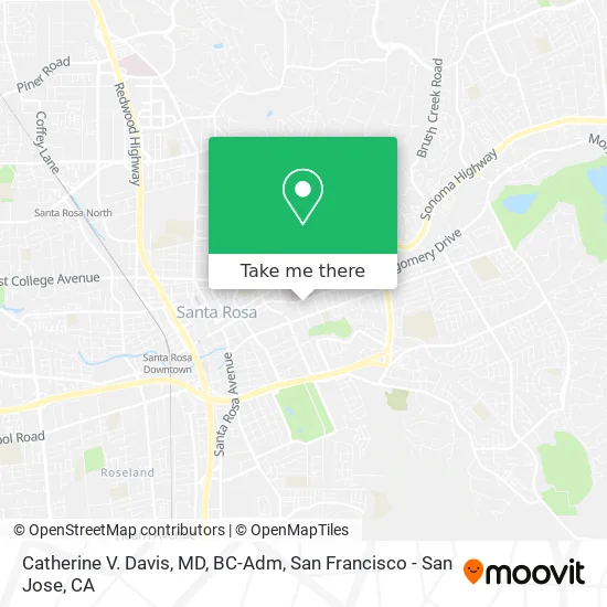 Mapa de Catherine V. Davis, MD, BC-Adm