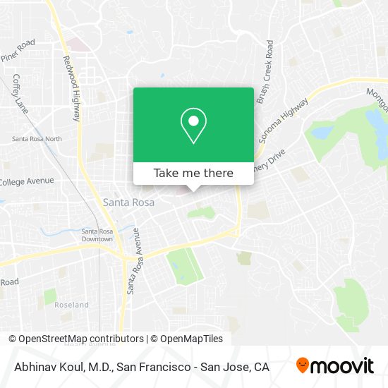 Mapa de Abhinav Koul, M.D.