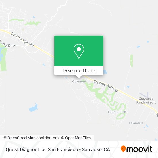 Quest Diagnostics map