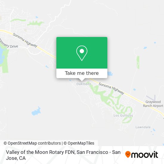 Valley of the Moon Rotary FDN map