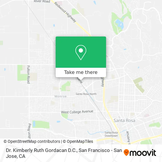 Dr. Kimberly Ruth Gordacan D.C. map