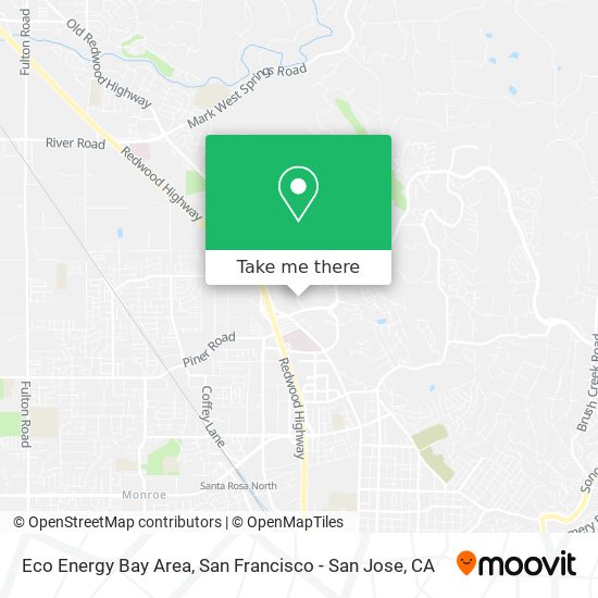 Eco Energy Bay Area map