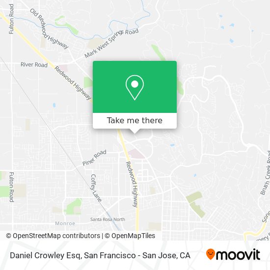 Daniel Crowley Esq map