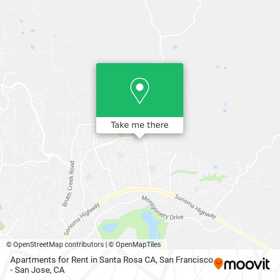Apartments for Rent in Santa Rosa CA map