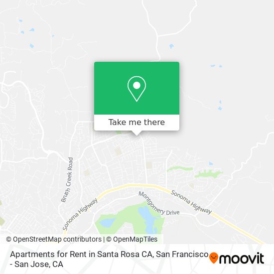 Mapa de Apartments for Rent in Santa Rosa CA