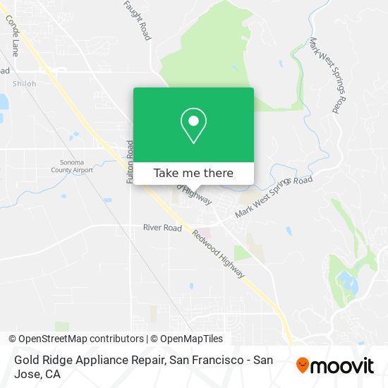 Mapa de Gold Ridge Appliance Repair
