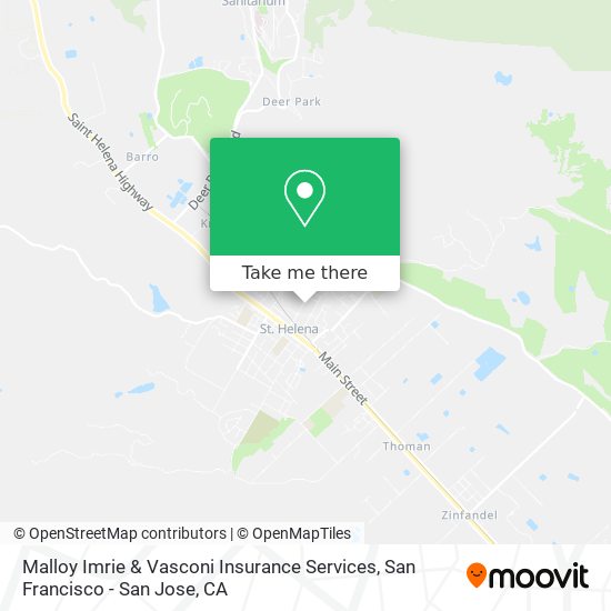 Mapa de Malloy Imrie & Vasconi Insurance Services