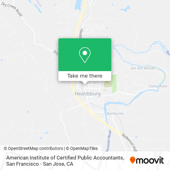 Mapa de American Institute of Certified Public Accountants