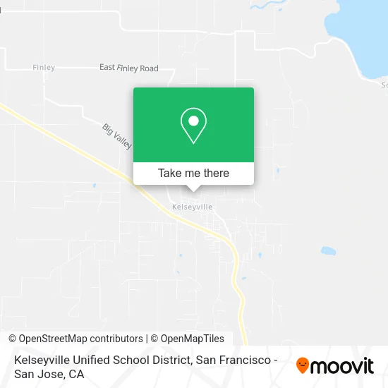 Kelseyville Unified School District map