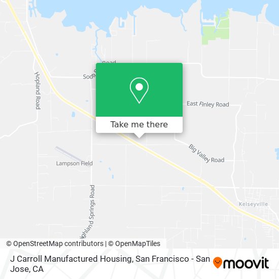 J Carroll Manufactured Housing map