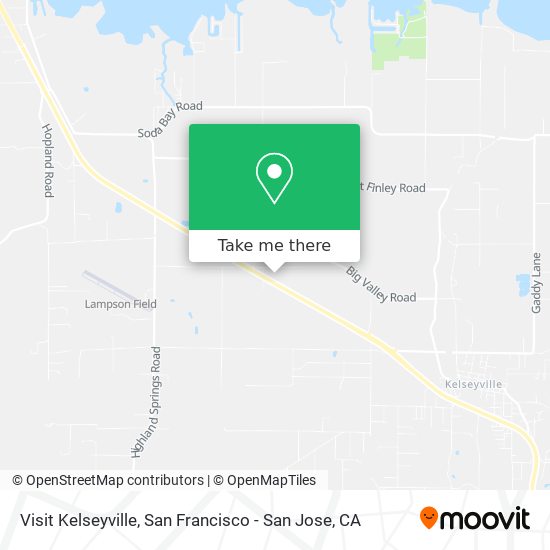 Visit Kelseyville map