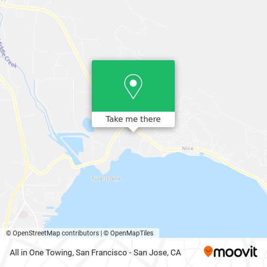 All in One Towing map