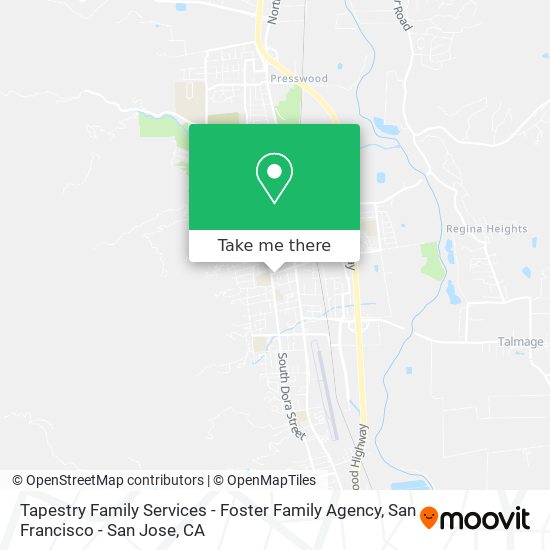 Mapa de Tapestry Family Services - Foster Family Agency