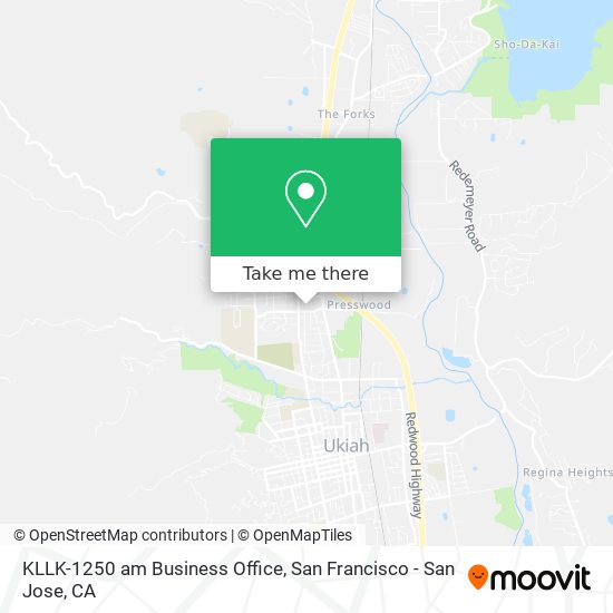 KLLK-1250 am Business Office map