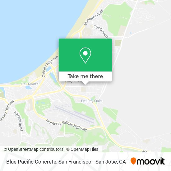 Blue Pacific Concrete map