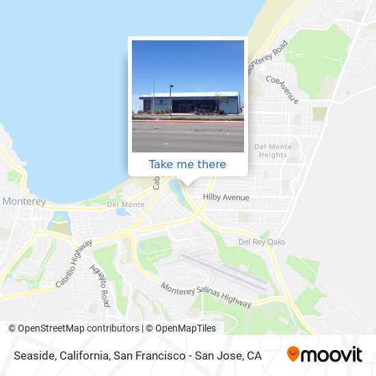 Mapa de Seaside, California