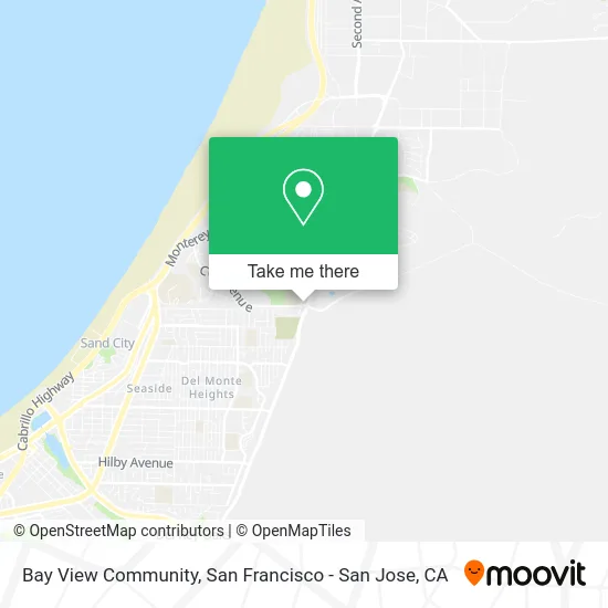 Bay View Community map