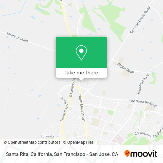 Mapa de Santa Rita, California