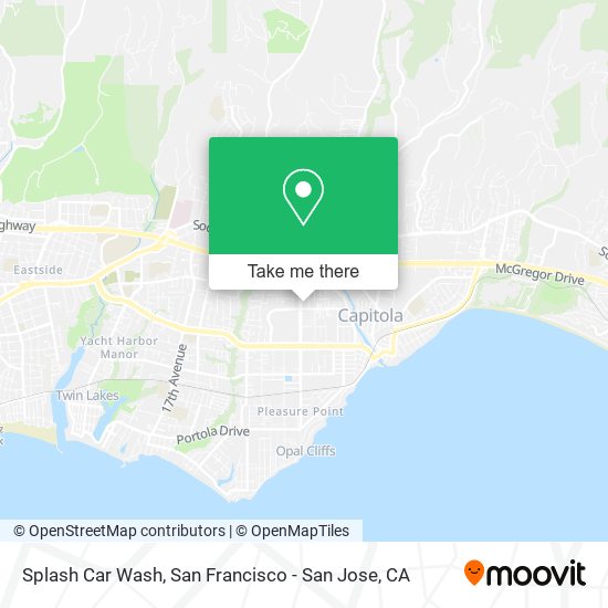 Splash Car Wash map