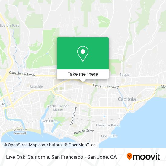 Live Oak, California map